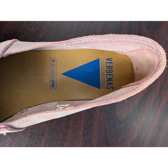 Verbenas Women’s Sz EU 38 Rose Pink Suede Espadrilles Flats Shoes Spain Rope EUC - Picture 13 of 15